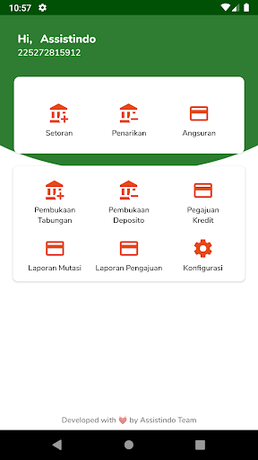 Android application Assist Mobile Kas screenshort