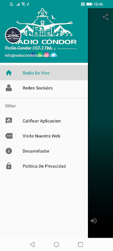 Radio Condor 107.7 FM Screen 3