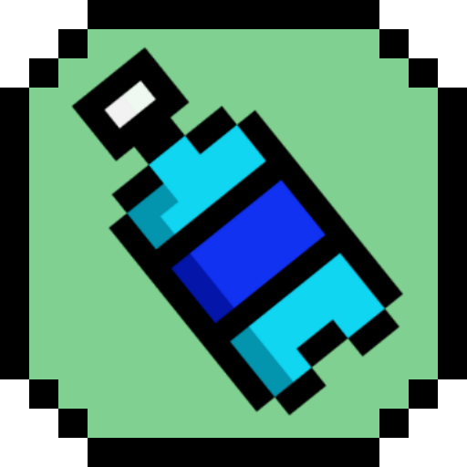 Pixel Bottle Flip logo