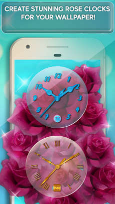 ローズ時計 ライブ壁紙 可愛い時計 Androidアプリ Applion