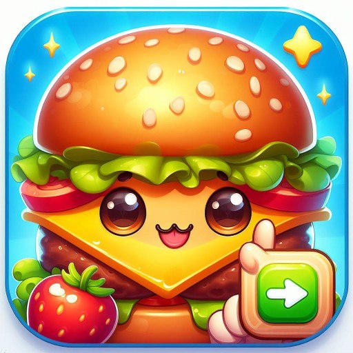 Burger making cooking games logo