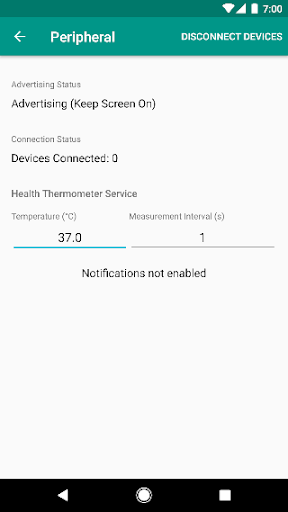BLE Peripheral Simulator Screenshot 2 - AppWisp.com