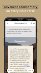 screenshot of Bible Companion: text, comment