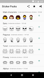 UNDERTALE and DELTARUNE stickers for WhatsApp