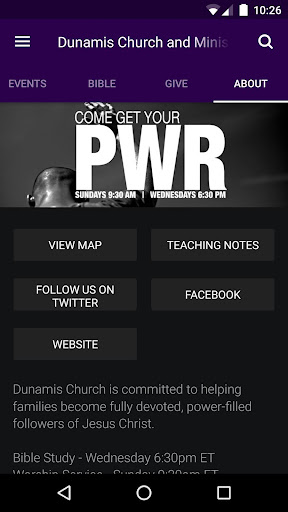 Dunamis Church App Screen 3