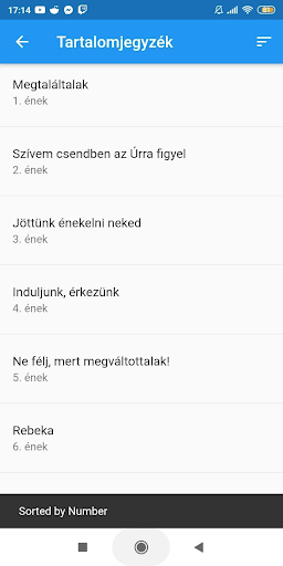 Zarándok App Screen 2
