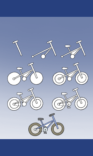 How to draw a bicycle Screen 2
