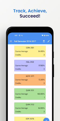 Grades Buddy Screen 3