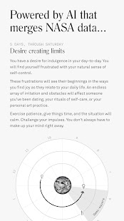 Co–Star Personalized Astrology Screenshot