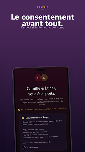 Couplia : Jeu pour couples screenshot 1