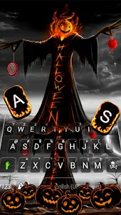 Halloween Monster Keyboard Bac