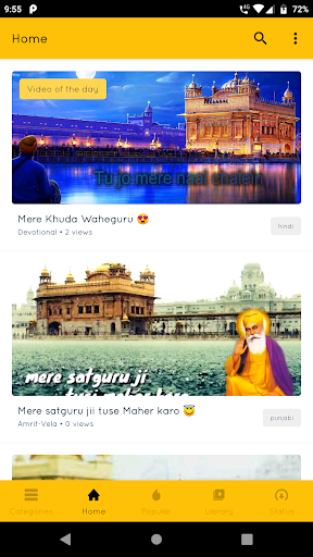 SIndhi Video Status. Devotiona Screen 2