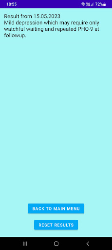 Depression Test Screen 2