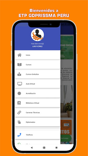 Android application GDPRISSMA PERÚ - Escuela Técni screenshort