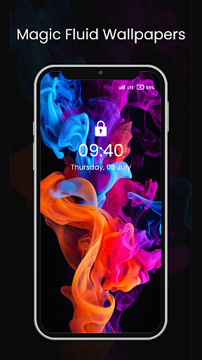 Android application Magic Fluid: Live Wallpaper screenshort