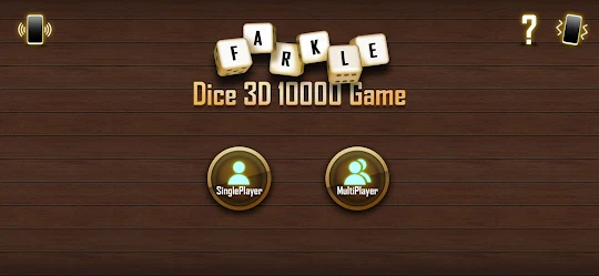 Farkle Dice 3d 1000 game