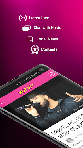 Android application Hot 97.5 (KKCT) screenshort