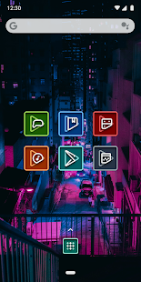 Relevo Square - Icon Pack Captura de tela