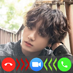 Cover Image of Tải xuống Jungkook BTS KPOP Video Call - Chat Simulator 1.0 APK