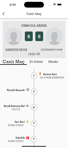 Amatör Lig Screen 3