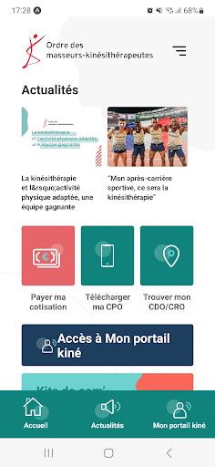 Mon appli kiné Screen 2