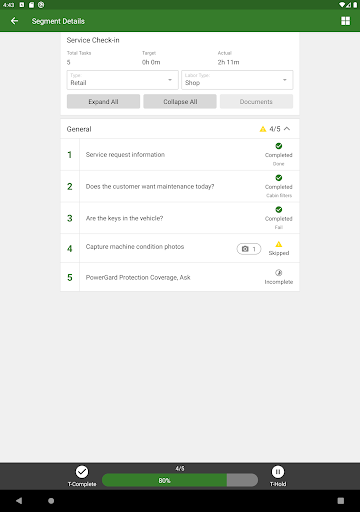 Screenshot of John Deere Expert App