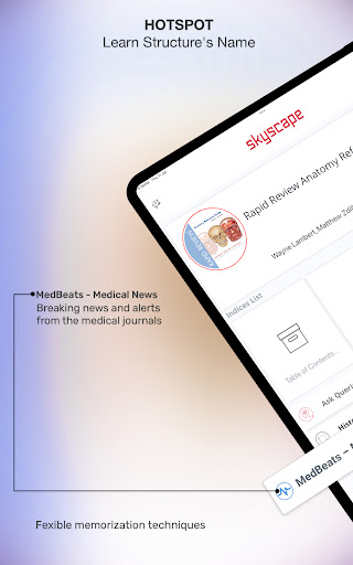Screenshot of Rapid Review Anatomy Guide