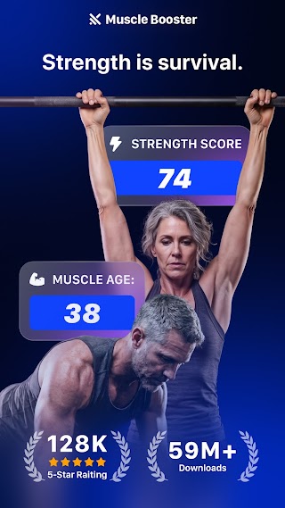 Muscle Booster Workout Planner screenshot 1