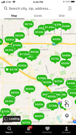 Android application Black Crown Realty screenshort