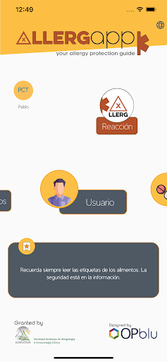 Allergapp Screen 2