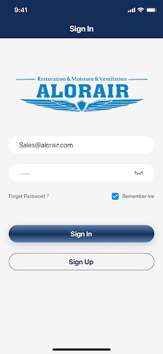 Android application AlorAir-R Lite screenshort