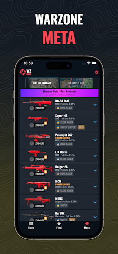 Android application Warzone Meta & Loadout screenshort