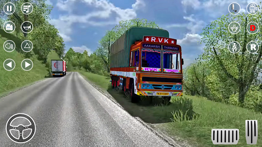 インドのトラックシミュレーター大型トラックの運転