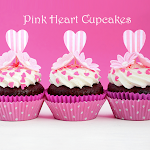 Cover Image of Baixar Cupcakes de coração rosa com tema fofo 1.0.0 APK