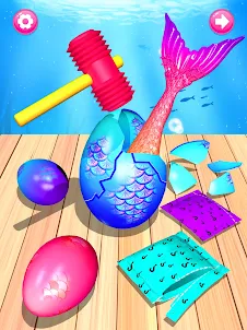 Color Reveal Mermaid Games