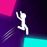 Stickman Dye Jump-fun light up race.io game