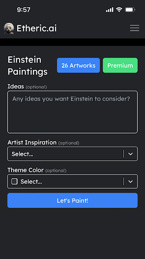 Etheric.ai Screen 2