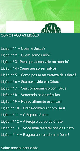 Discipulado em 14 lições Screen 2