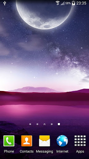 Night Live Wallpaper Screen 2