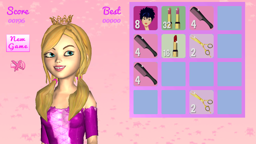 Android application Princess Angela 2048 Game Fun screenshort