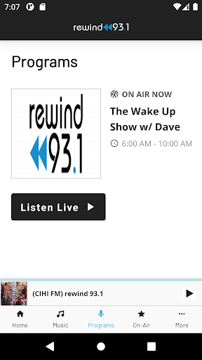 rewind 93.1 Screenshot 2 - AppWisp.com