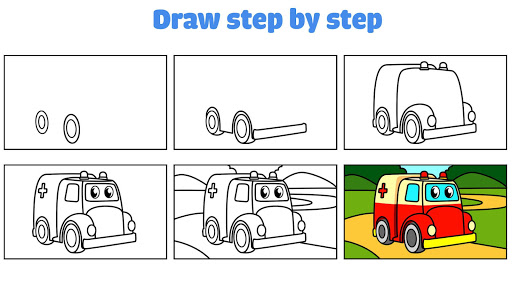 Car coloring : kids doodle drawing games for kids 1.3.4 screenshots 4