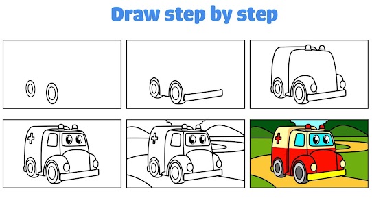 تلوين السيارات: ألعاب رسم عابث للأطفال 4