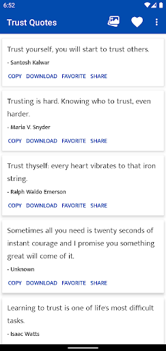 Trust Sayings and Quotes