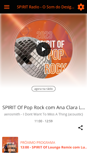 Android application SPIRIT Radio - O Som do Design screenshort