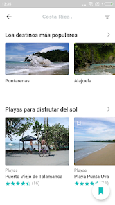 Captura de Pantalla 3 Costa Rica Guía Turística con  android