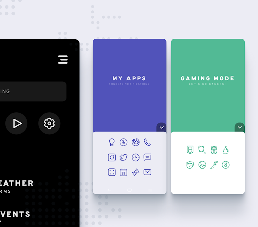Screenshot of DashCards for KLWP