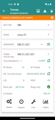 Android application HP3 Técnicos Acequia Escalona screenshort