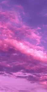 Sky Pink Clouds