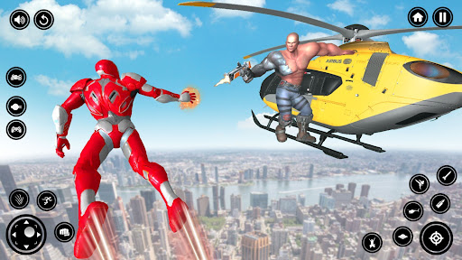Android application Flying iron Rope Hero Fight screenshort